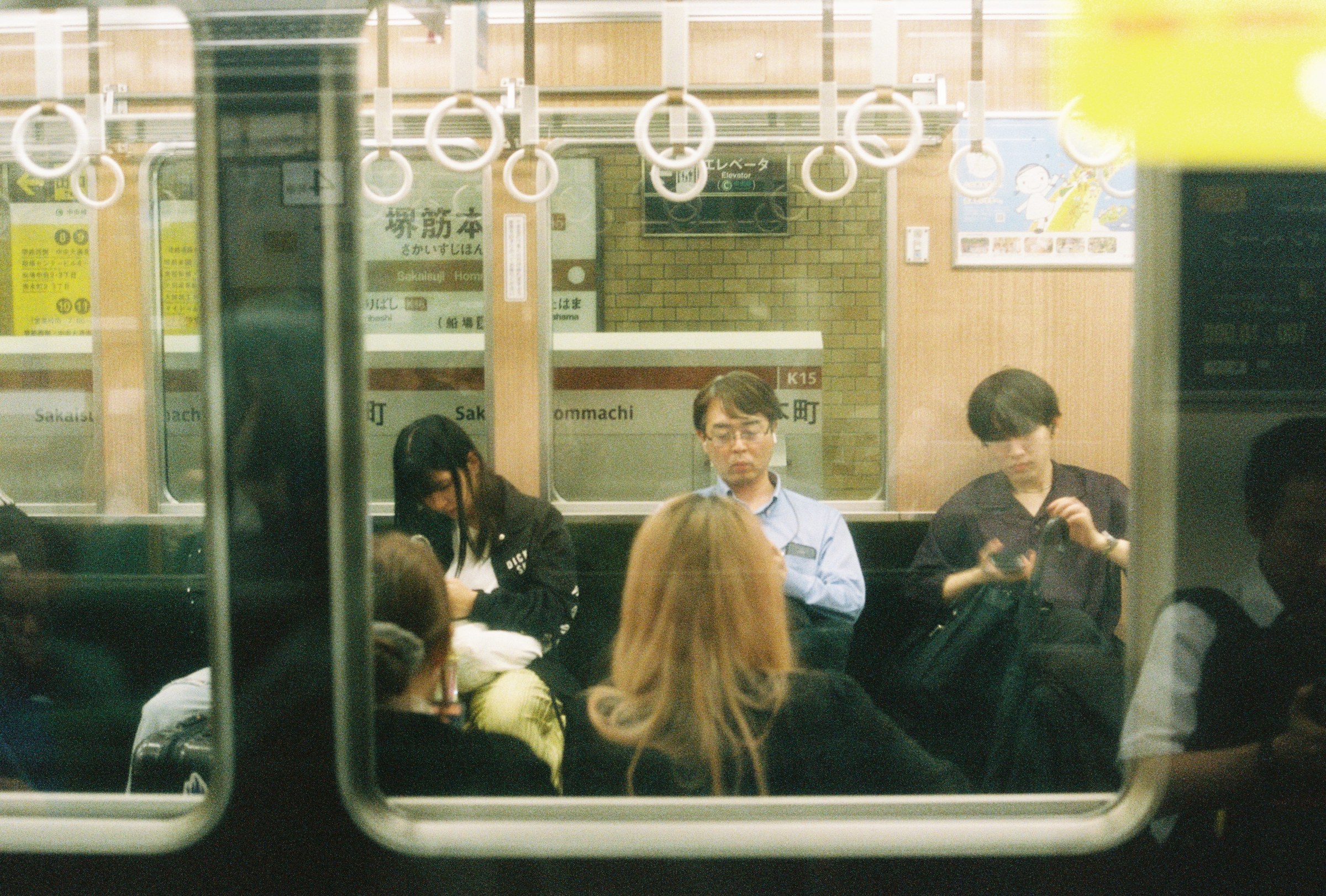 Taking a rest on the last subway car becomes extremely important.